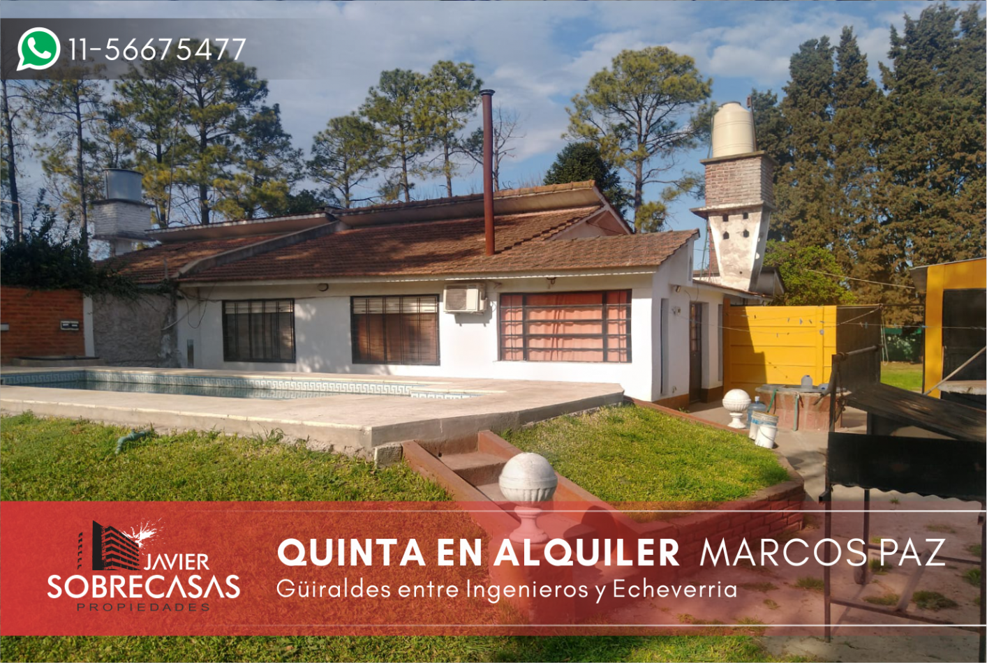 Foto Casa en Alquiler en Marcos Paz, Buenos Aires - $ 350.000 - pix118988628 - BienesOnLine
